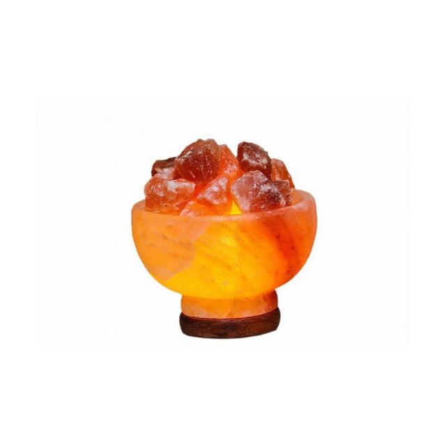 Fire Bowl Himalayan Salt Lamp Pink - Q&A Supply