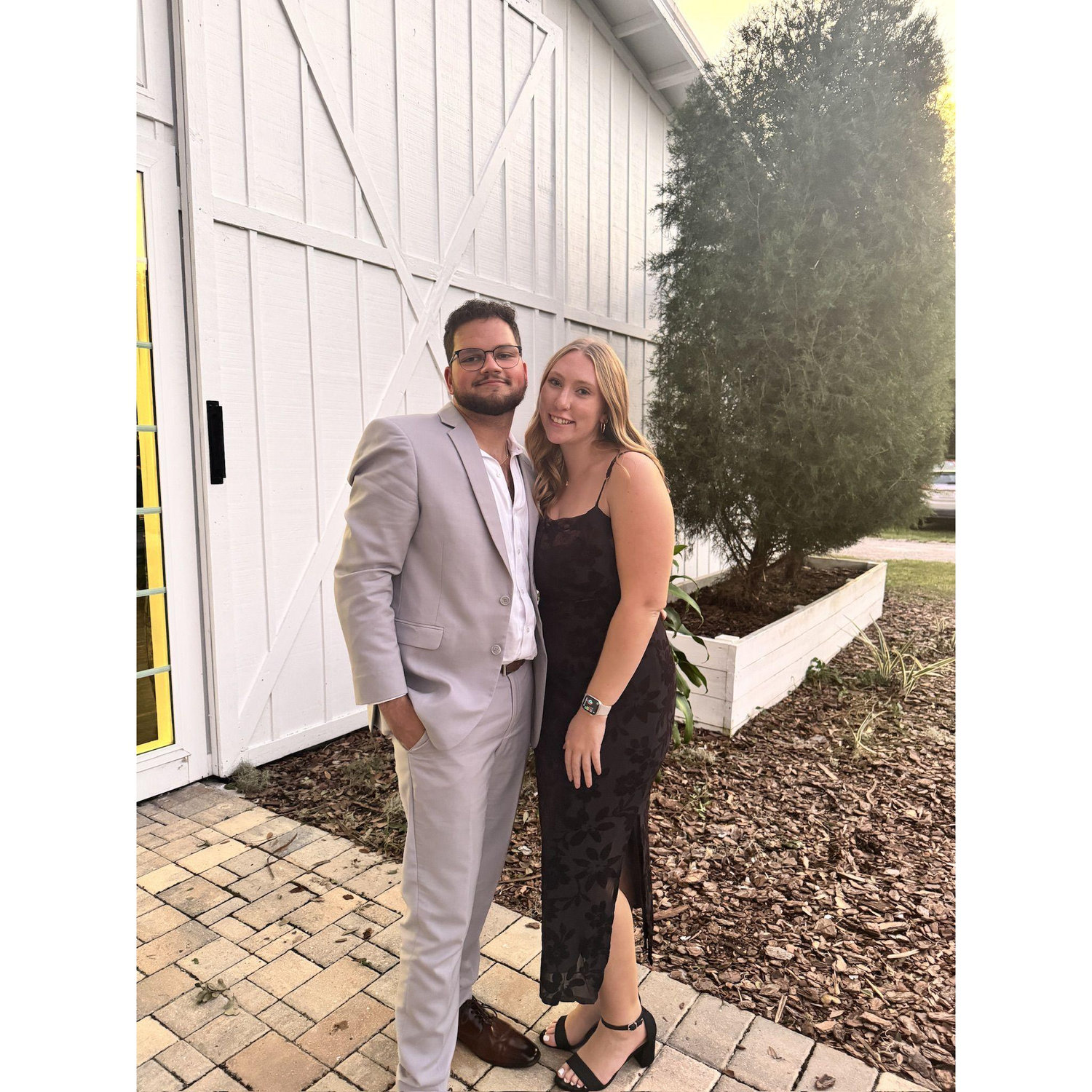 This was at Ethan's brother Caleb's wedding!