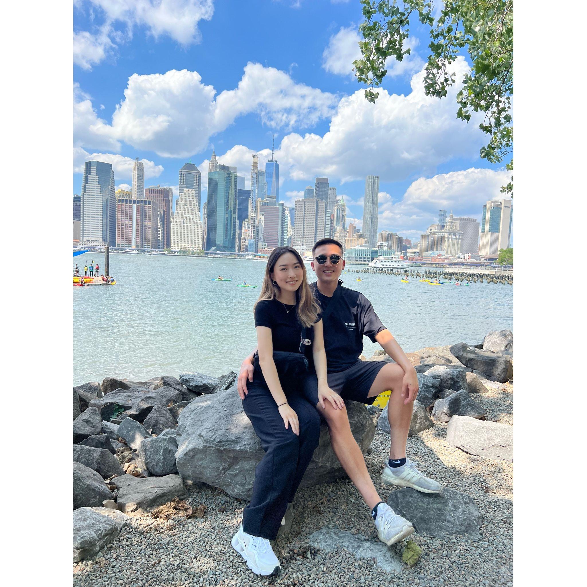 One of many New York trips visiting Michael's hometown