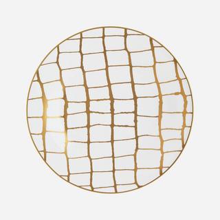 Alligator Gold Salad Plate