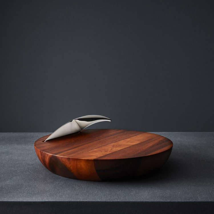 Nambé, Harmony Cheese Board with Knife | Zola