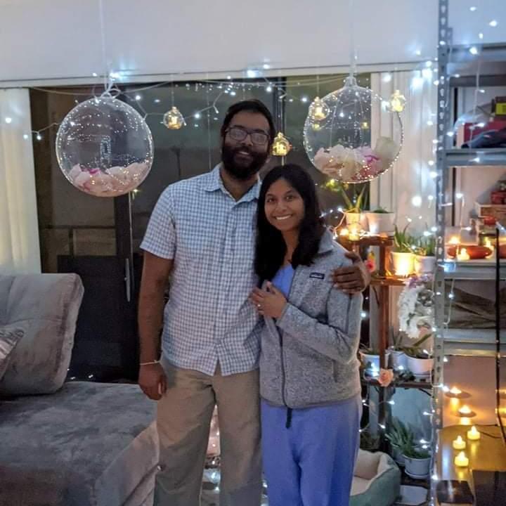 Asiri proposed to Bhavana and she said Yes on Nov 13th 2021