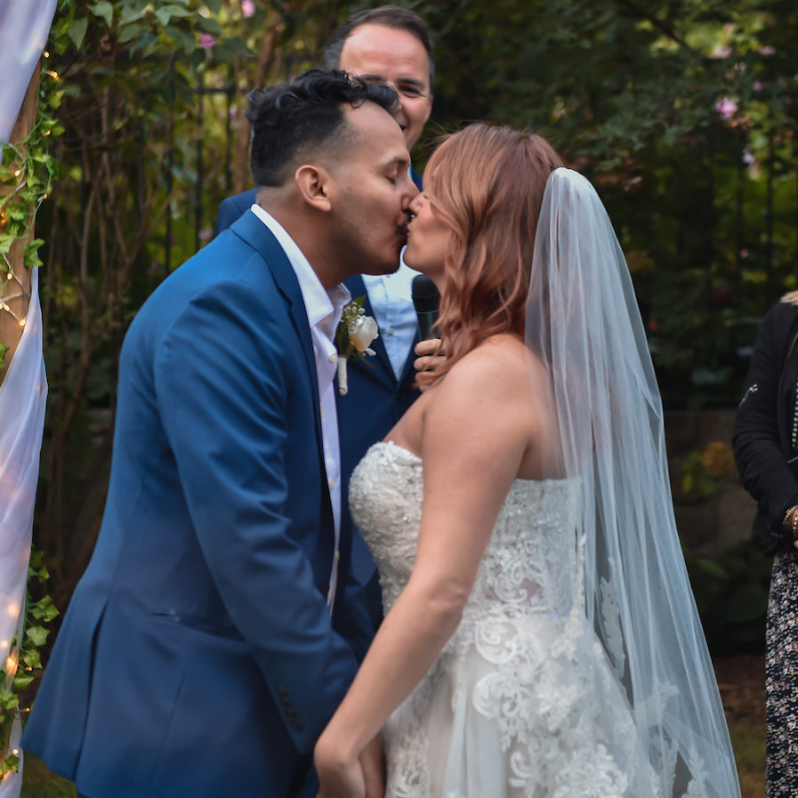 Our first kiss