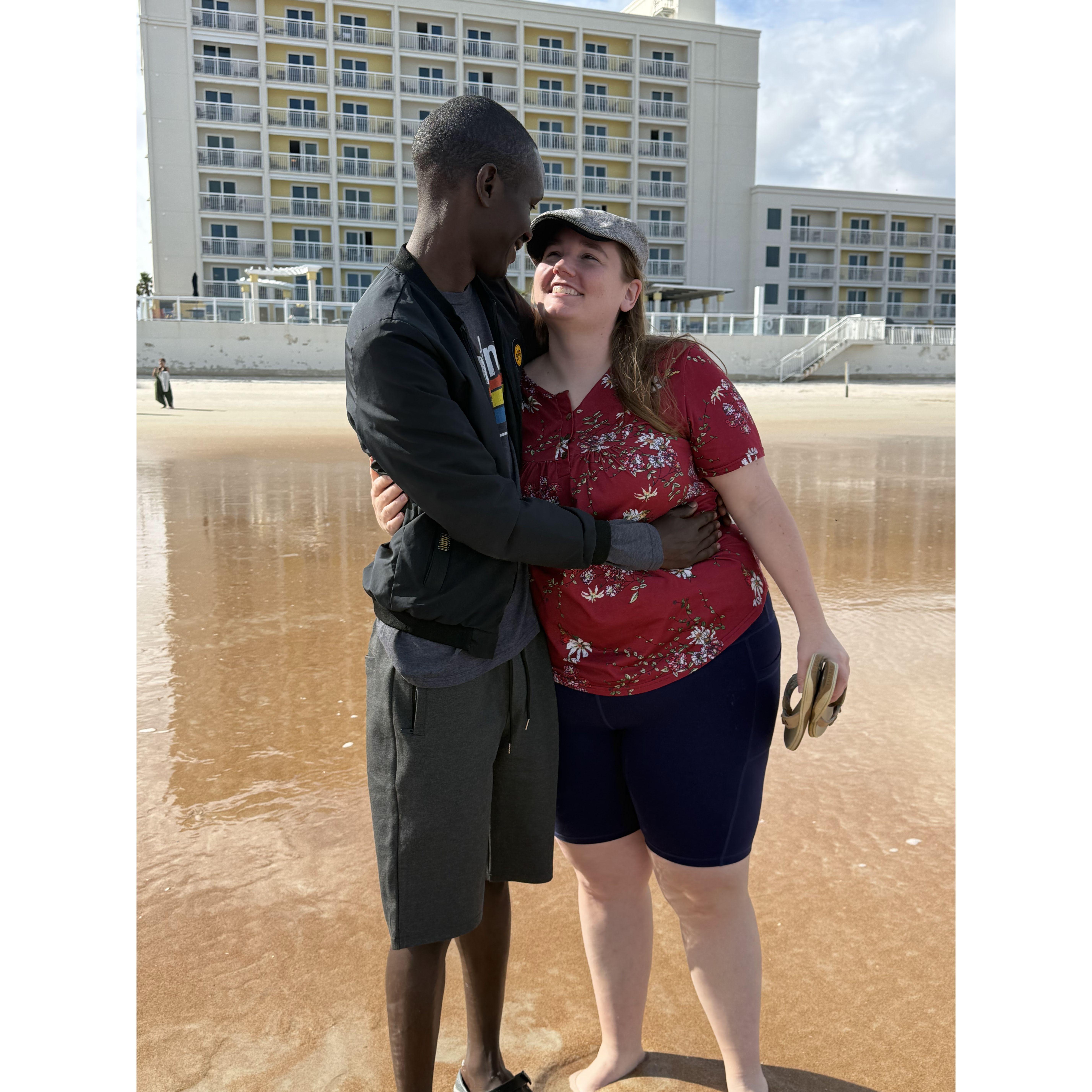 Falling in love on Daytona Beach, FL