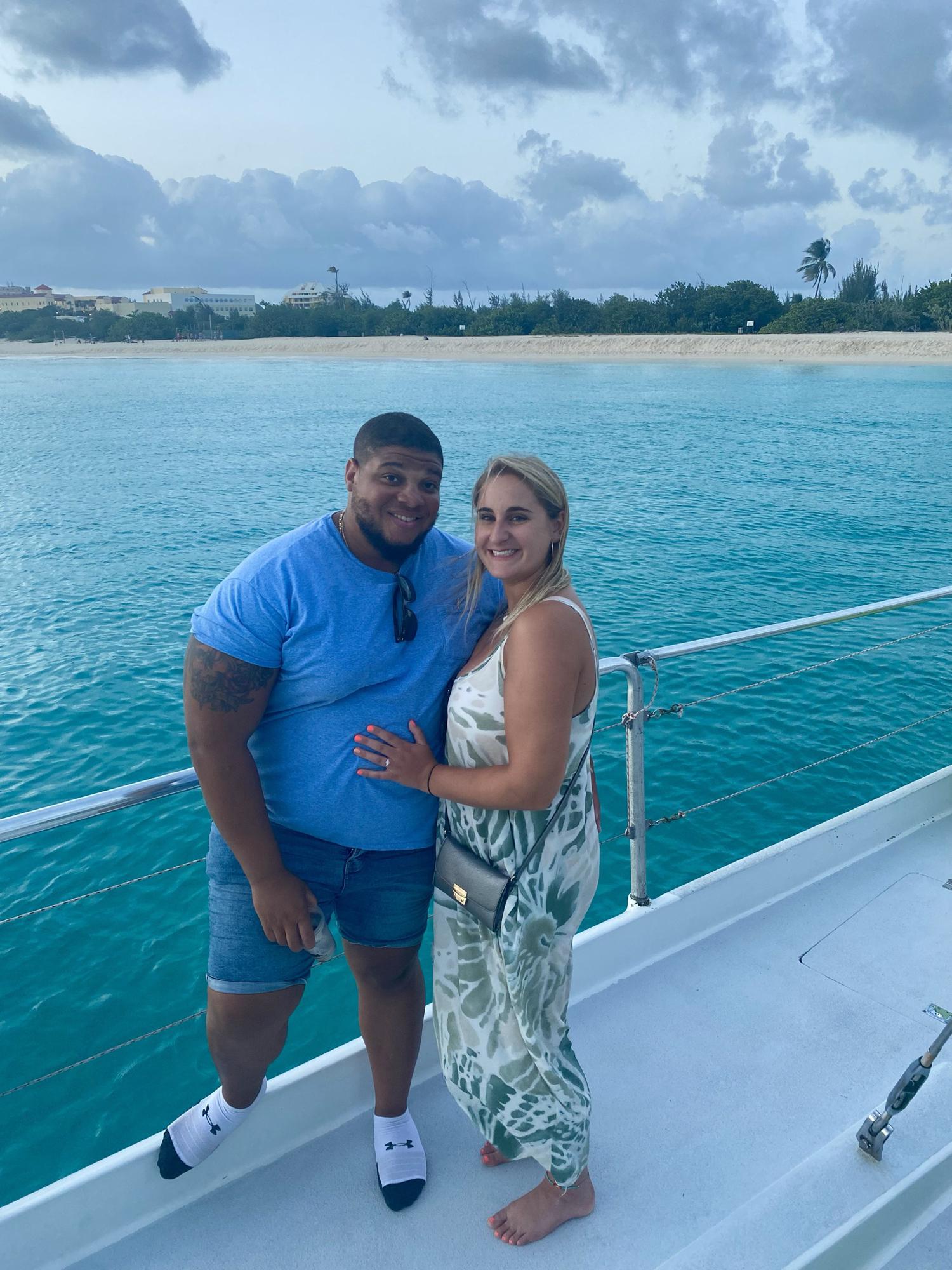 We were so lucky to be able to celebrate our engagement less than two weeks later in Sint Maarten!