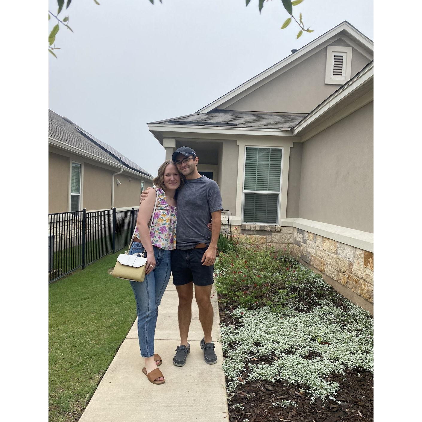 Closing on the Hutto home