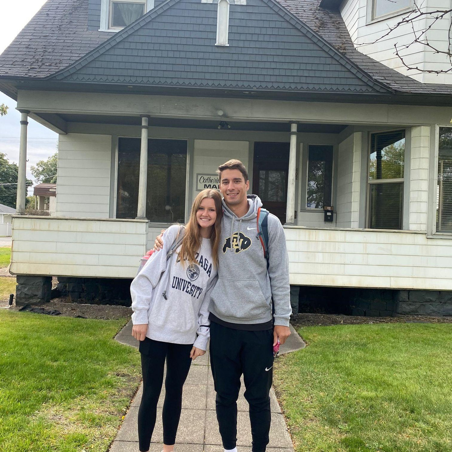 Kasim visiting Maura at GU