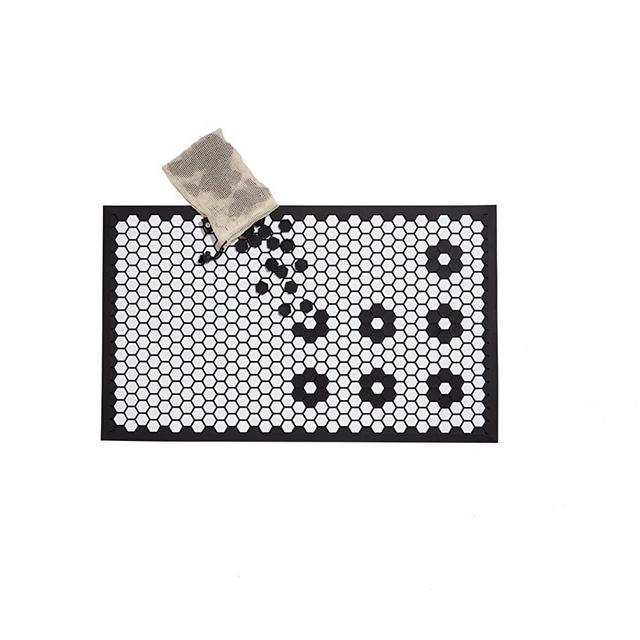 Letterfolk Customizable Doormat - Standard All Weather Rubber Doormat 18x30 - White