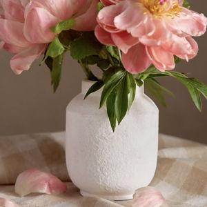 Matte Terracotta Bud Vase, Wide Top
