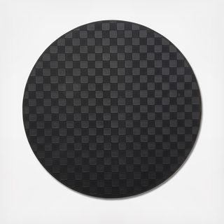 Check Faux Leather Placemat