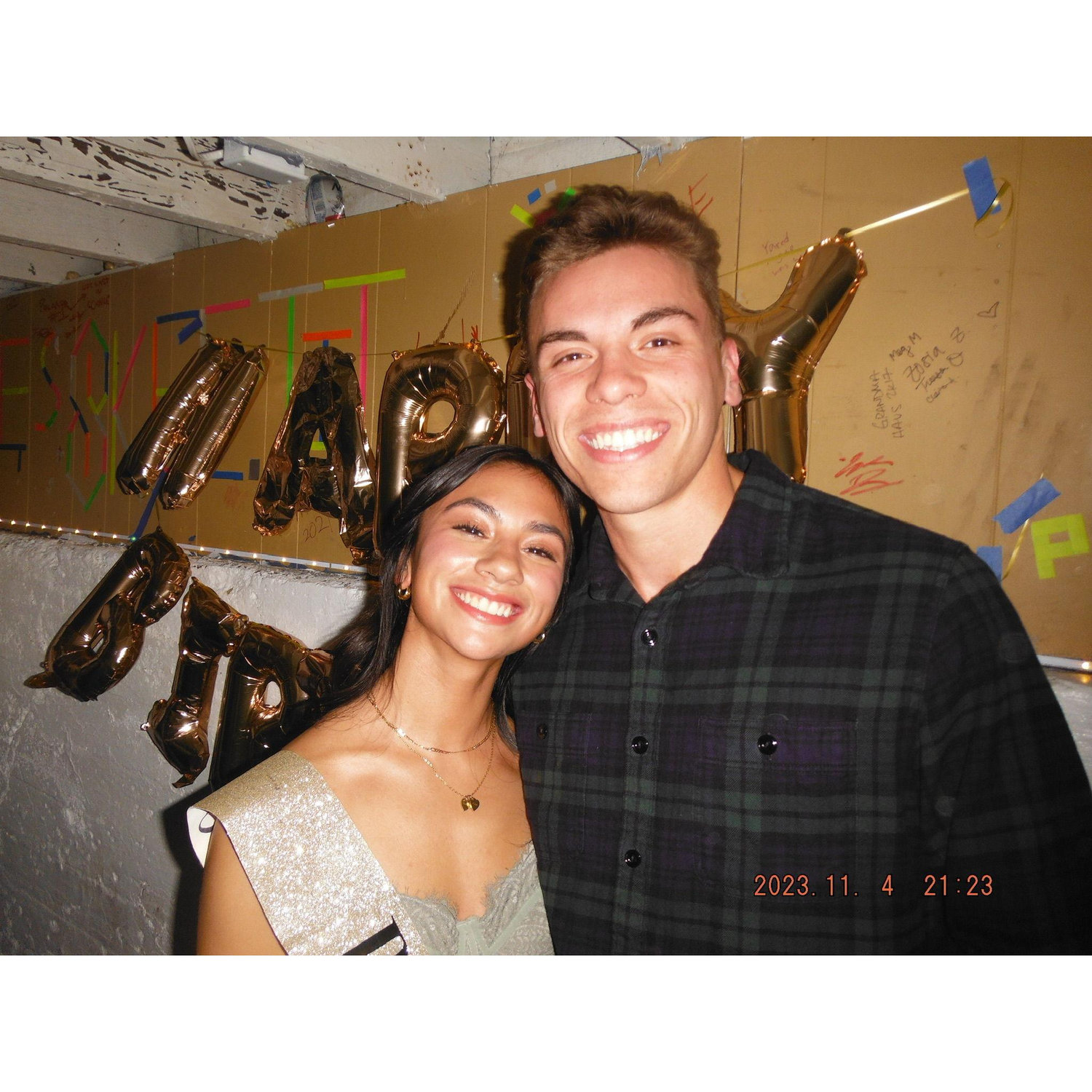 Estela's 21st birthday party at Ethan's house