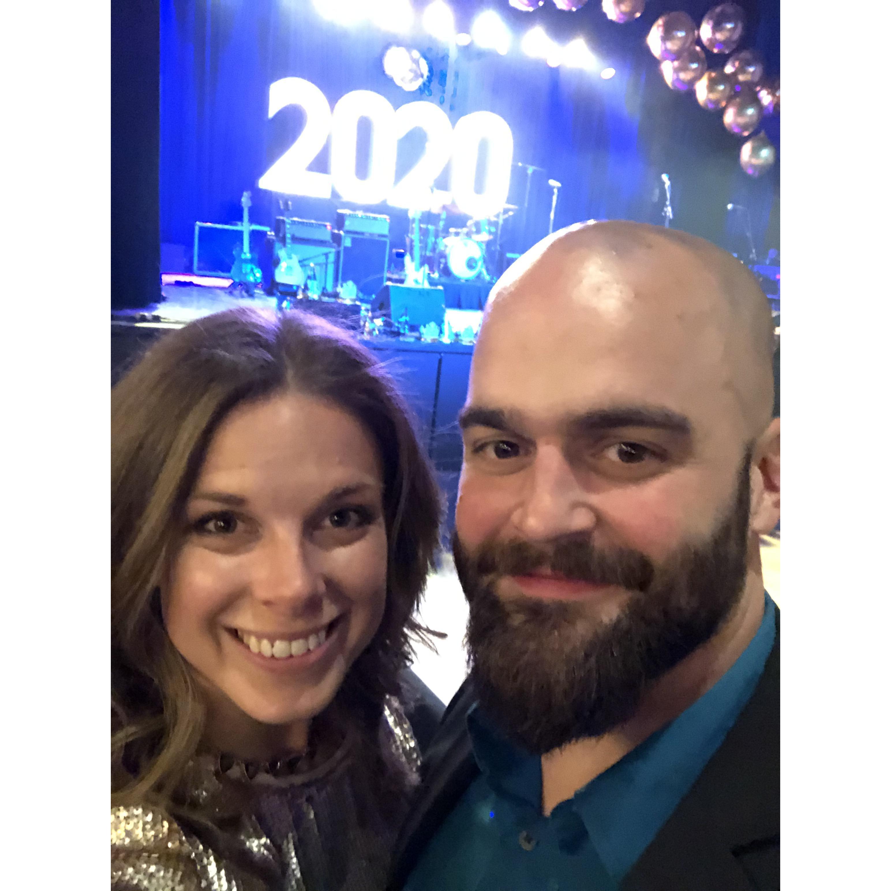 Probably the only time we were dressed up in 2020. Cheers to 2021!