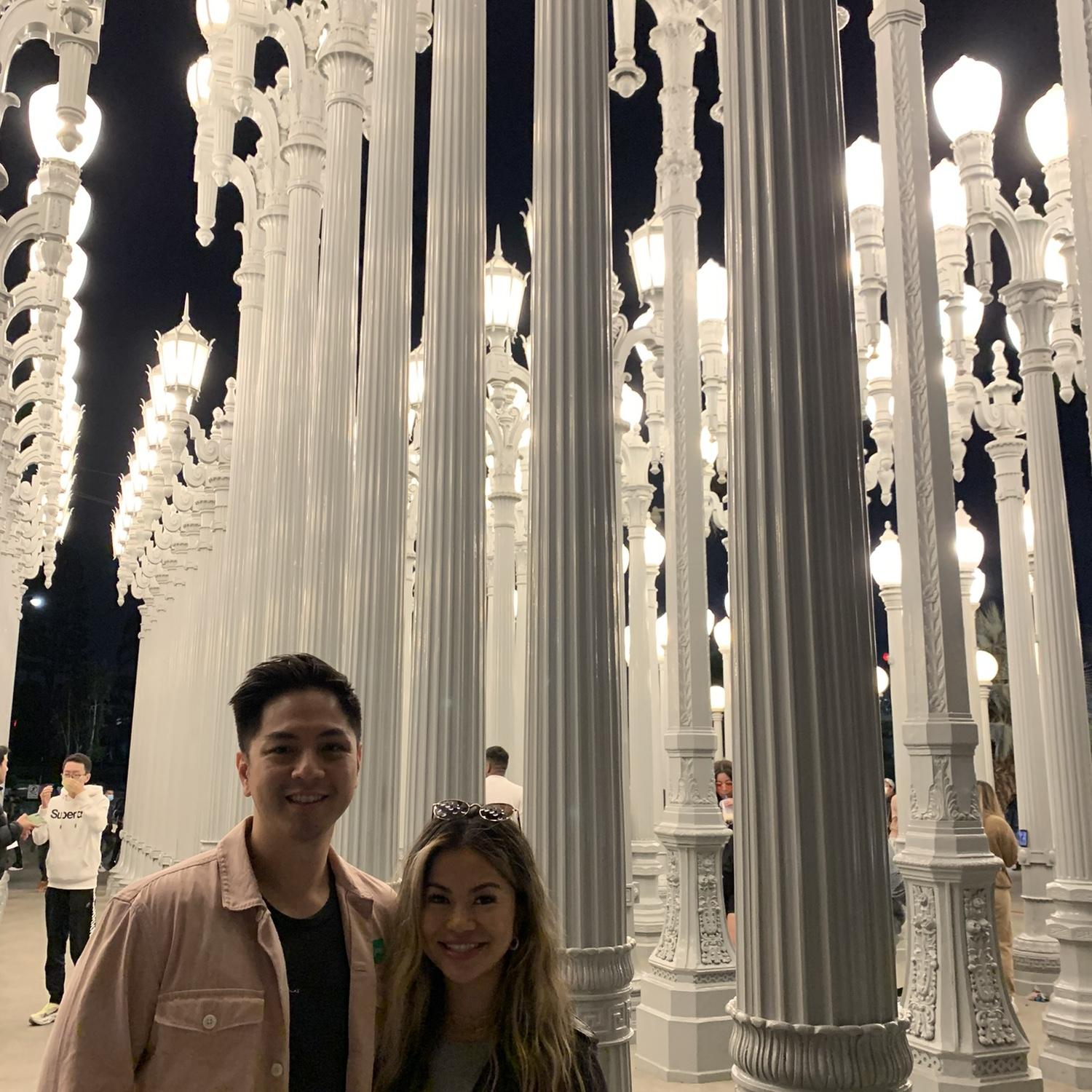 Our first trip together in Los Angeles