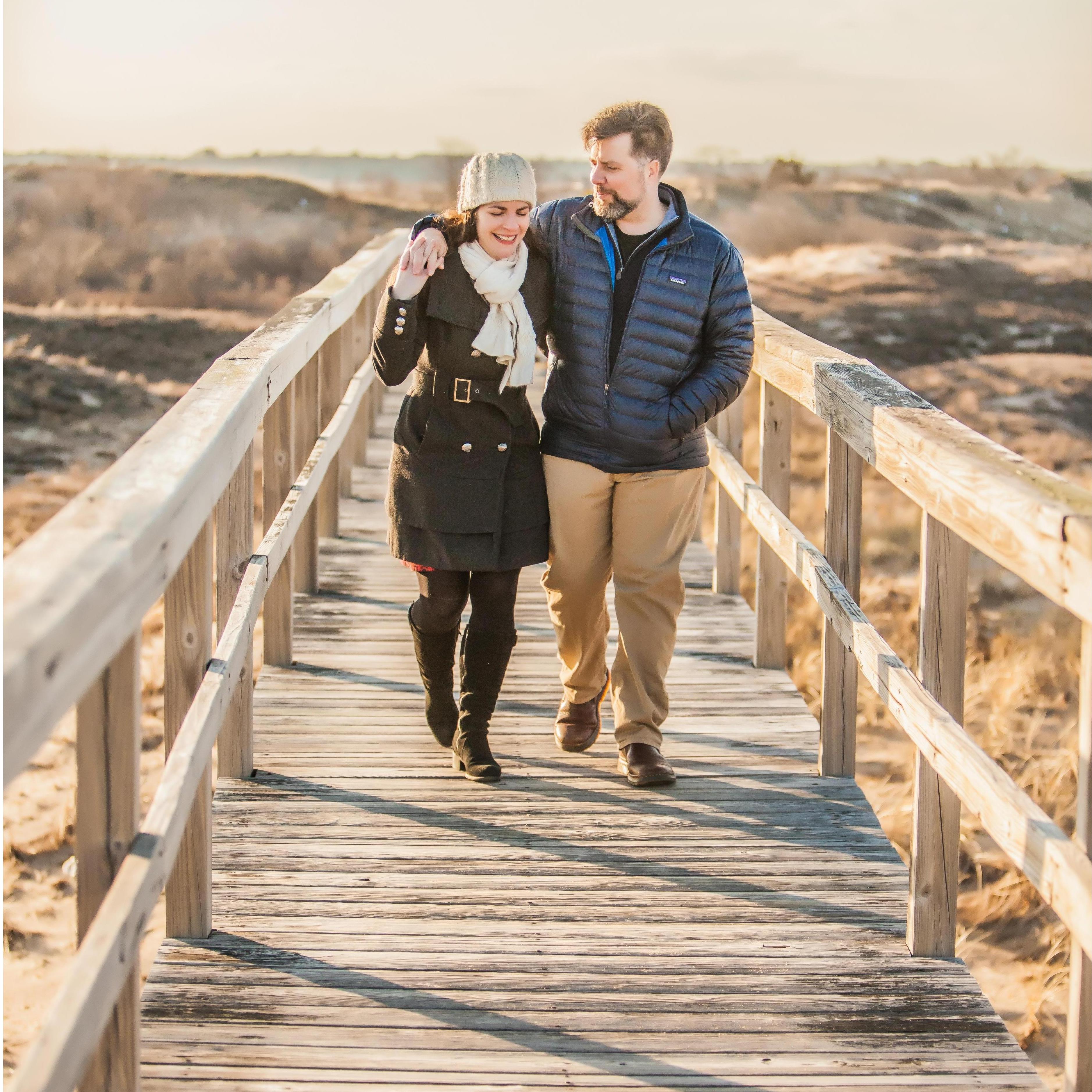 We've been lucky for our time away on Plum Island- we're happy that the wedding will be nearby on the ocean