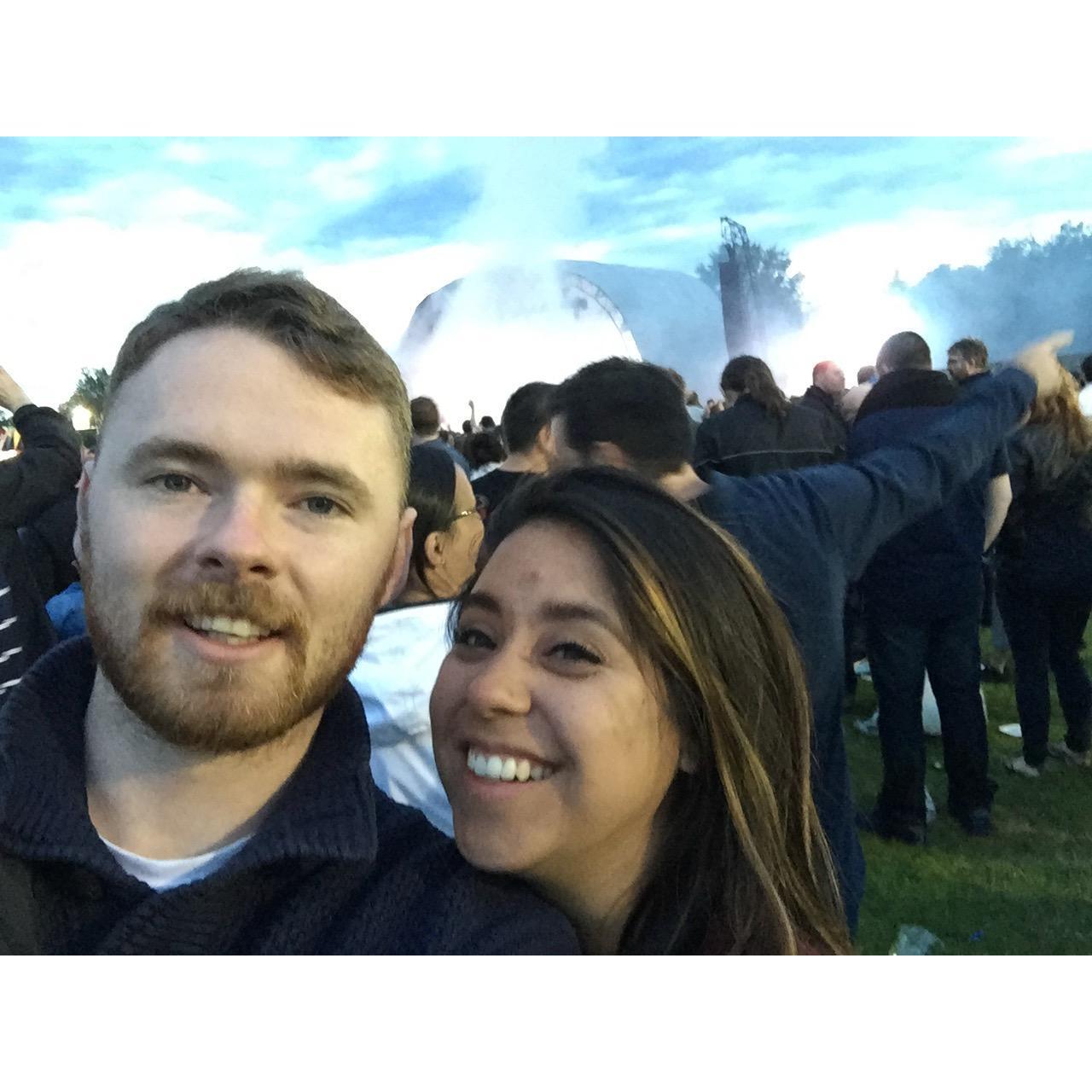 Our first concert, Arcade Fire! Malahide, Ireland