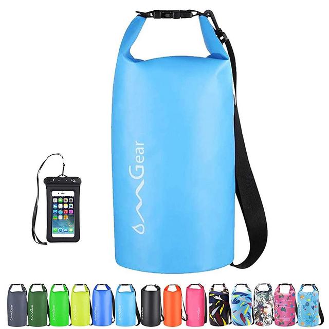 OMGear Waterproof Dry Bag Backpack Waterproof Phone Pouch 40L/30L/20L/10L/5L Floating Dry Sack for Kayaking Boating Sailing Canoeing Rafting Hiking Camping Outdoors Activities