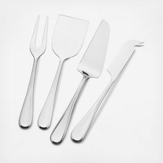 Bravo 4-Piece Stainless Steel Cheese Set