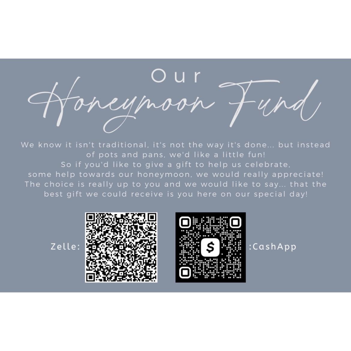 Our Honeymoon Fund