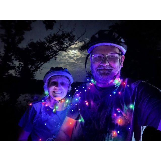 Night bike ride
