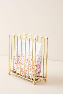 Gold Wire Napkin Holder