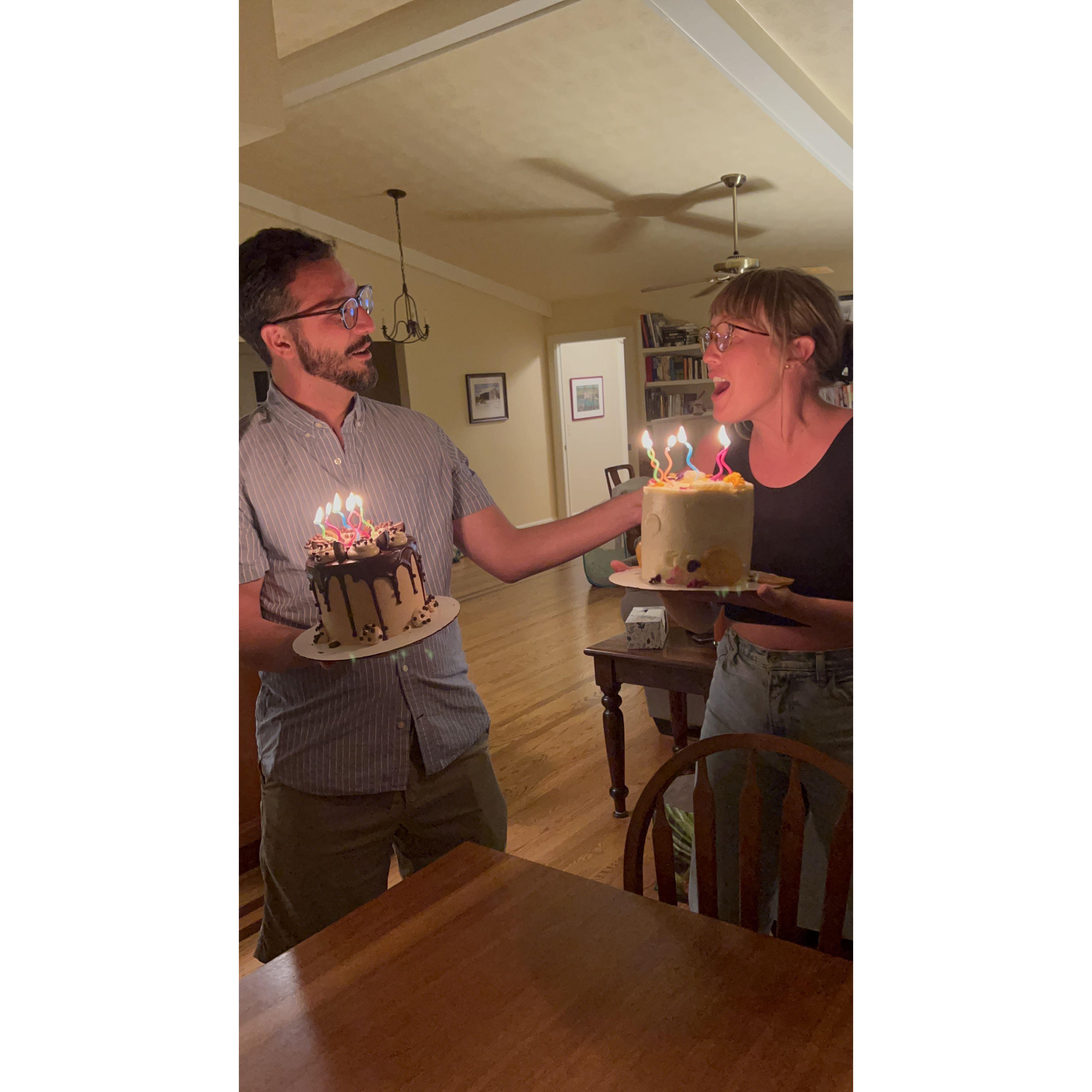 Justin's 30th and Lauren's 27th!
