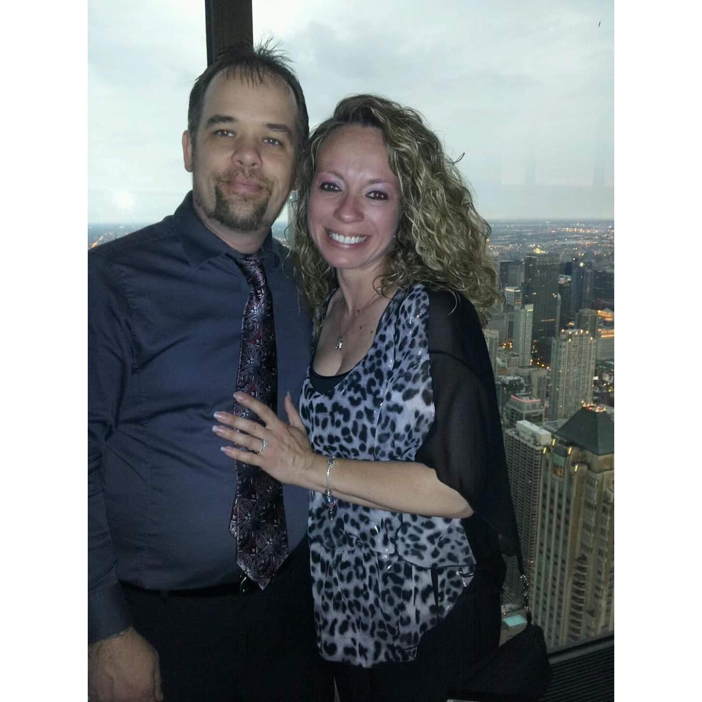 Our engagement picture 💜
95th floor @ The Signature Room
Chicago