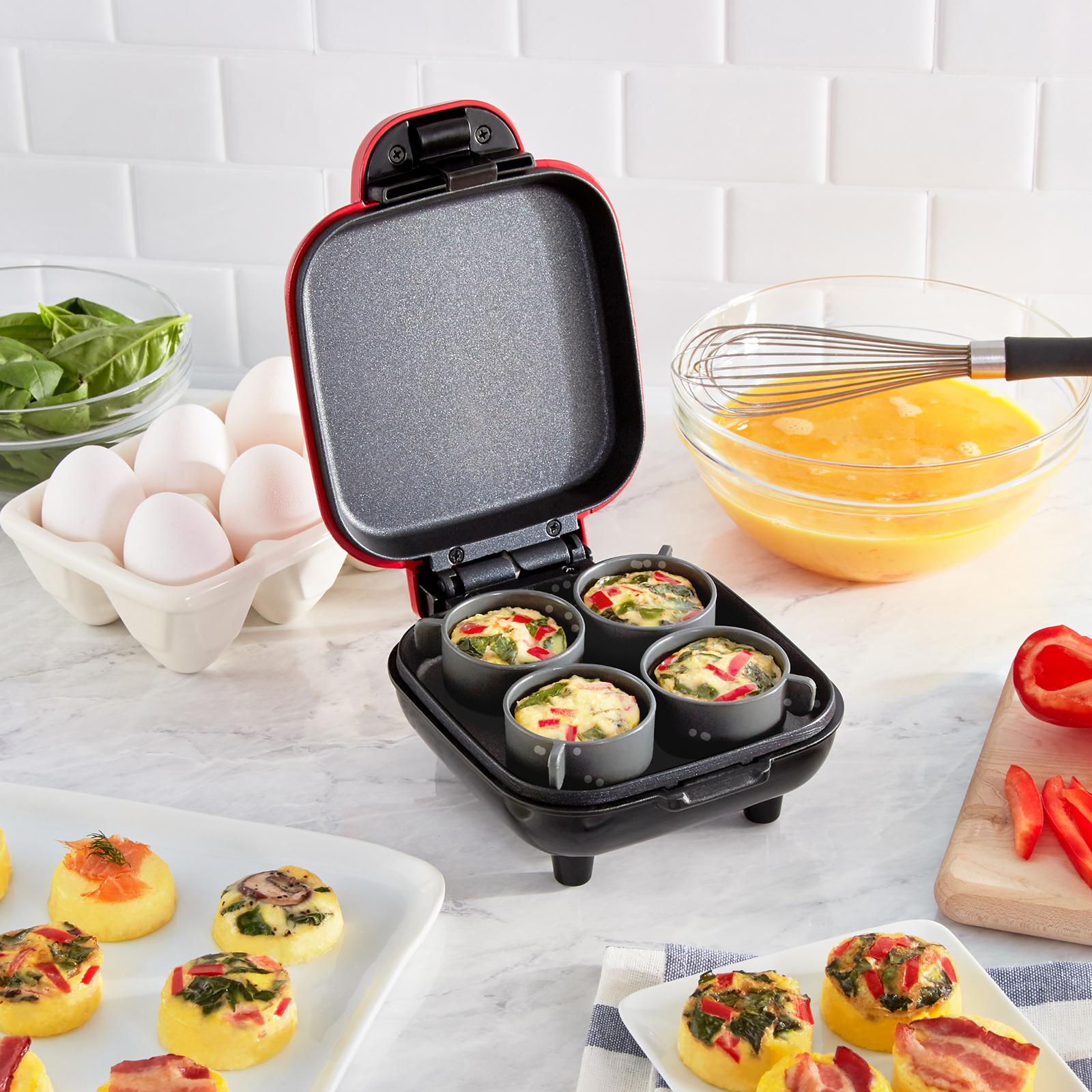 Dash Express Waffle Bite Maker - Red