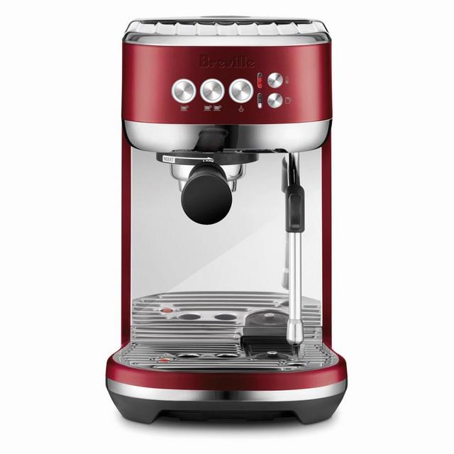 Breville Bambino Plus Espresso Machine, Red Velvet