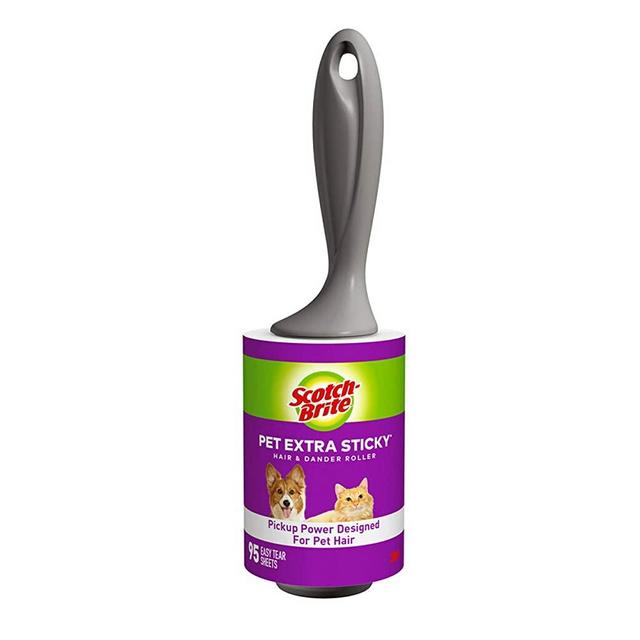 Scotch-Brite Pet Extra Sticky Hair Lint Roller, 95 Sheets