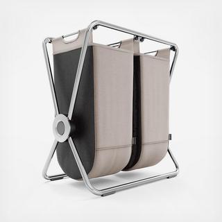 Double X-Frame Laundry Hamper