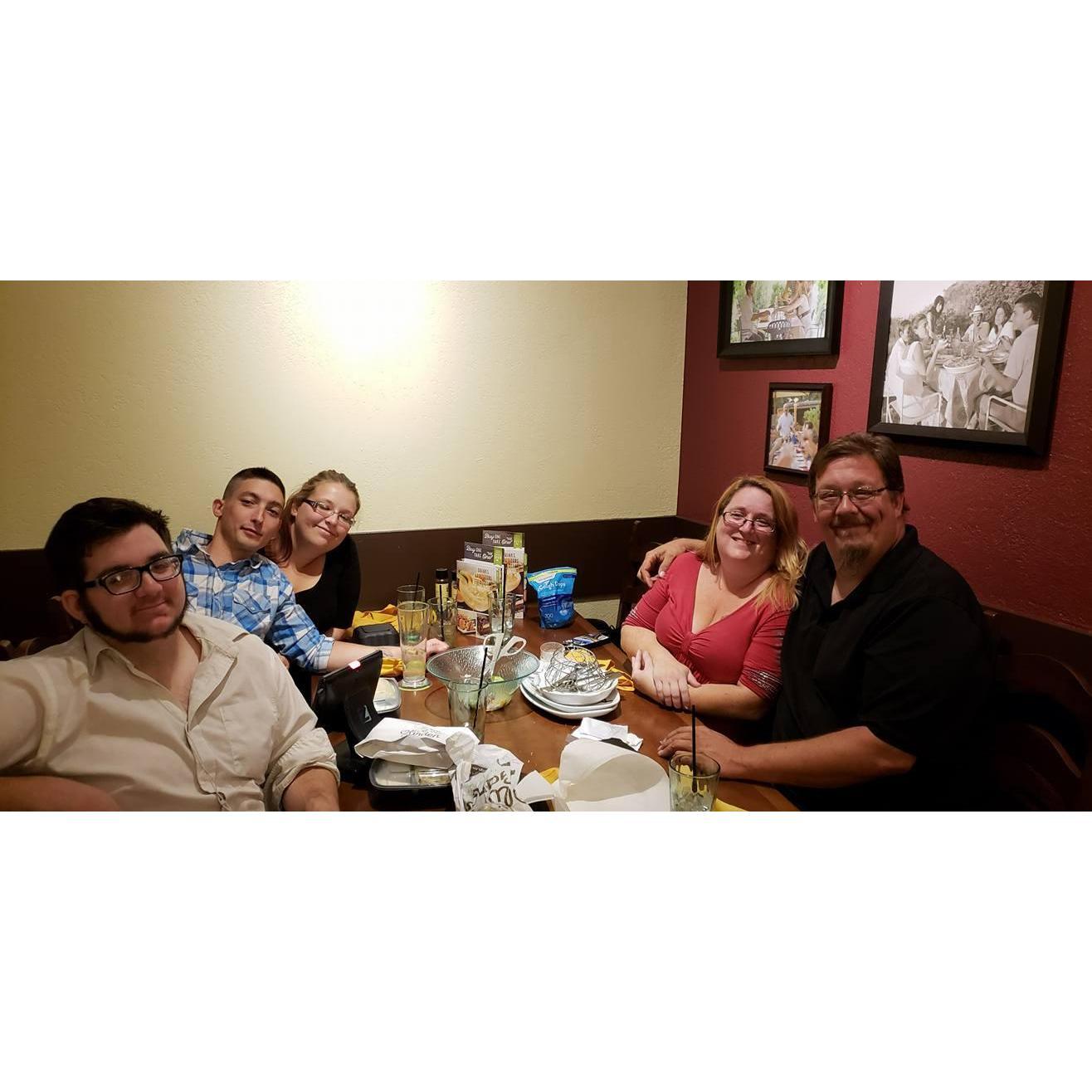 Ruth's Birthday Dinner 2018