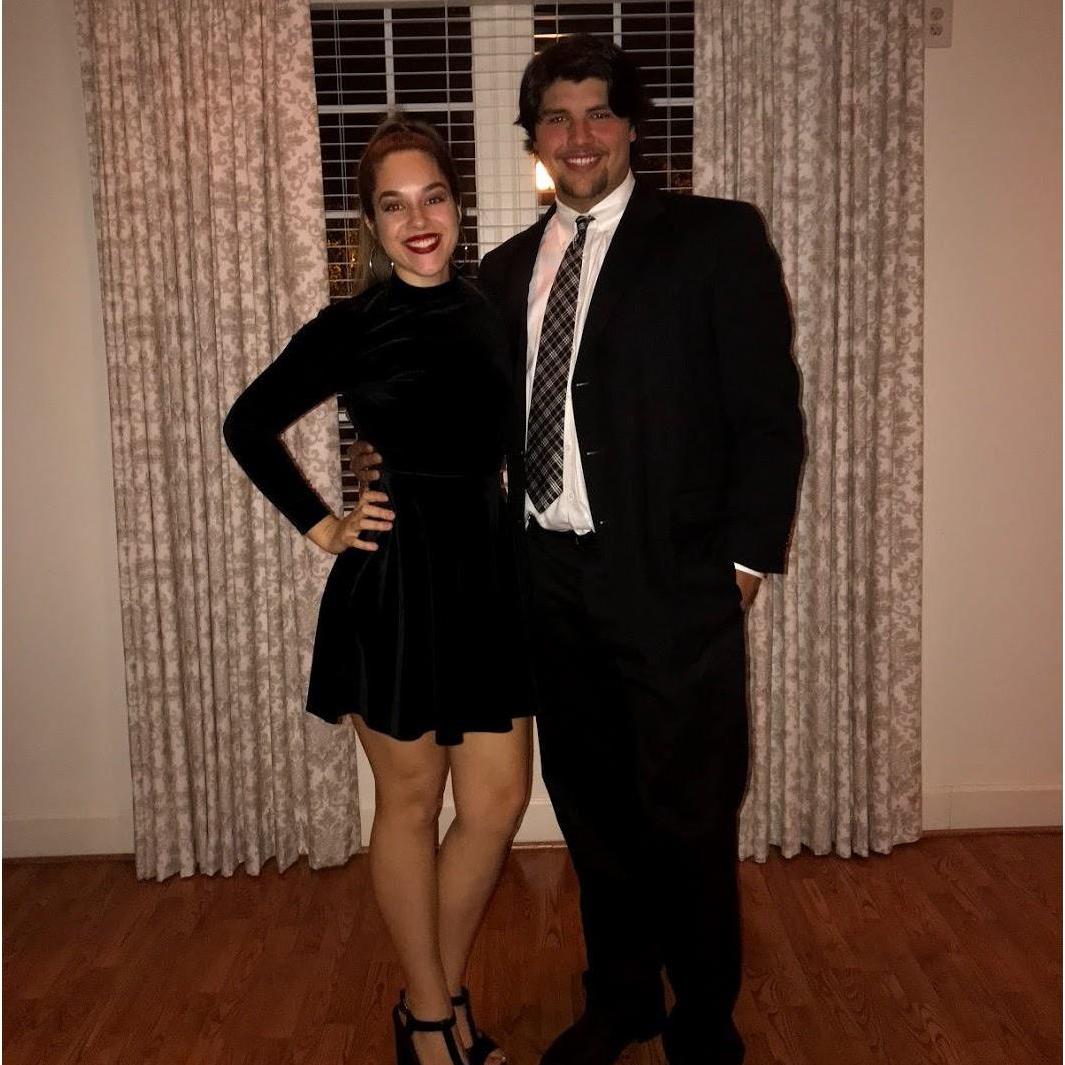 Our first dance together.
