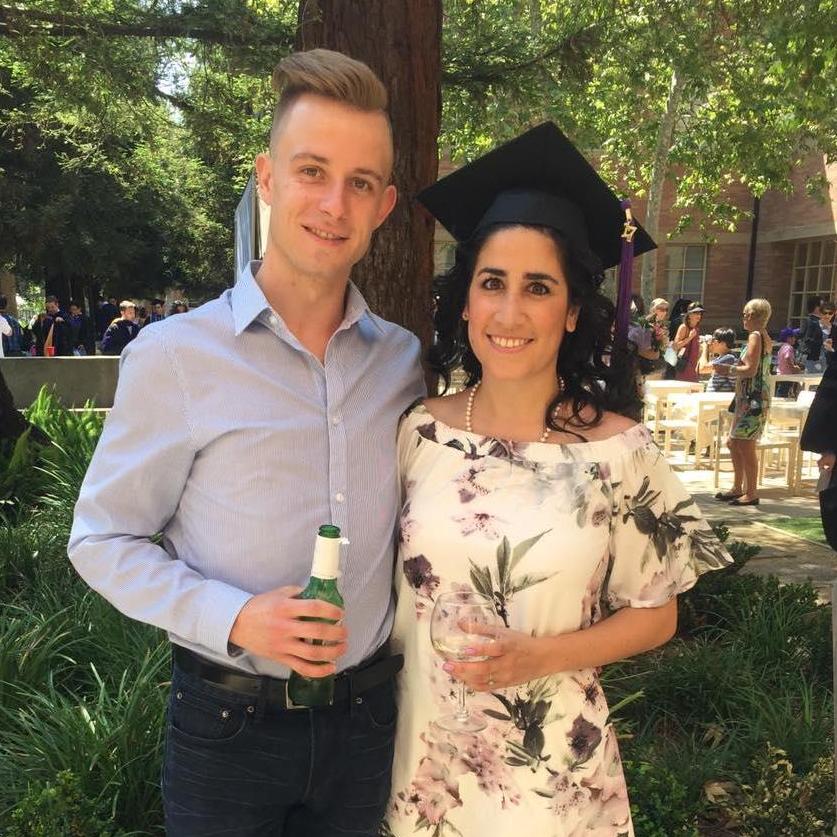 Celebrating Brooke's graduation from law school