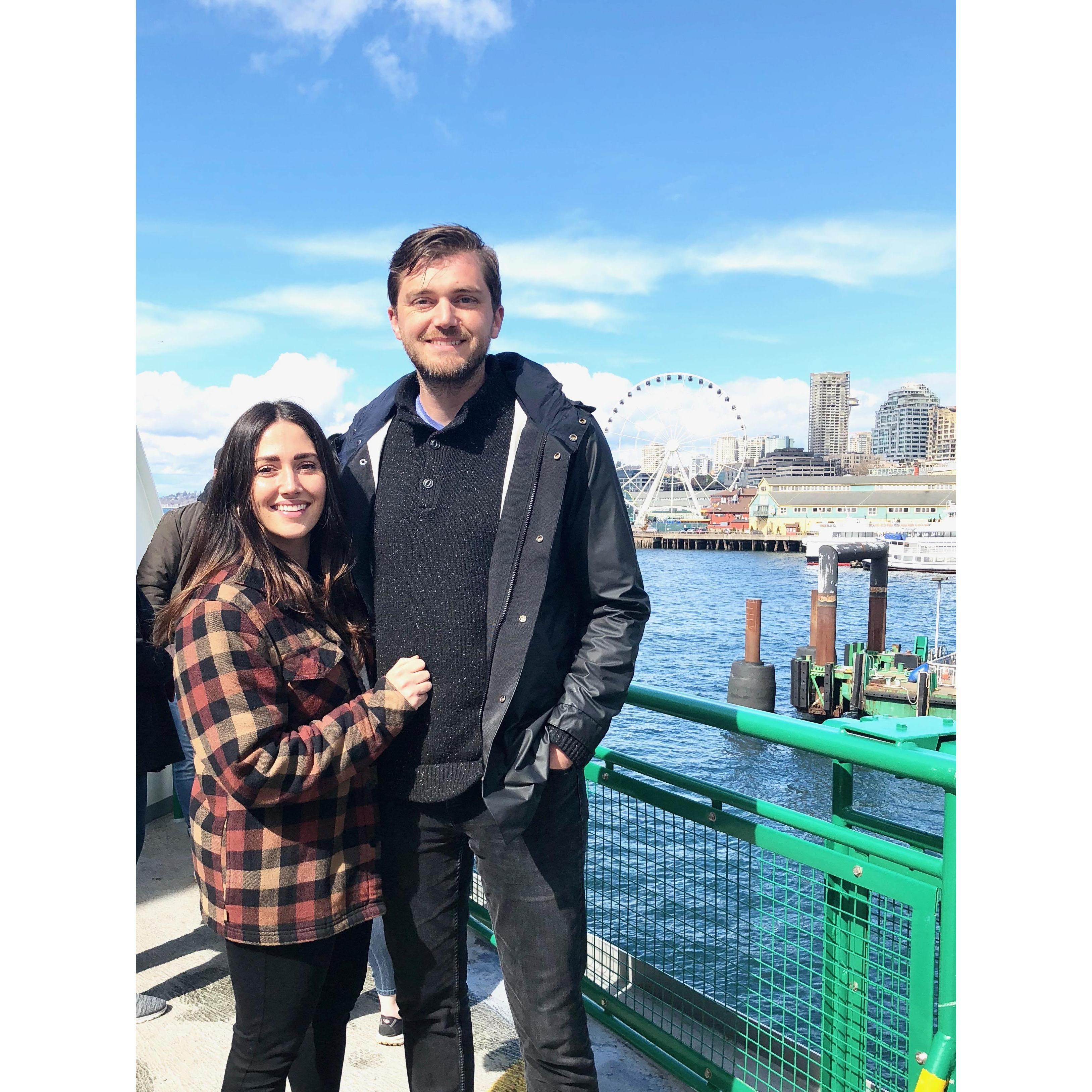Ferry in Seattle, March 2018