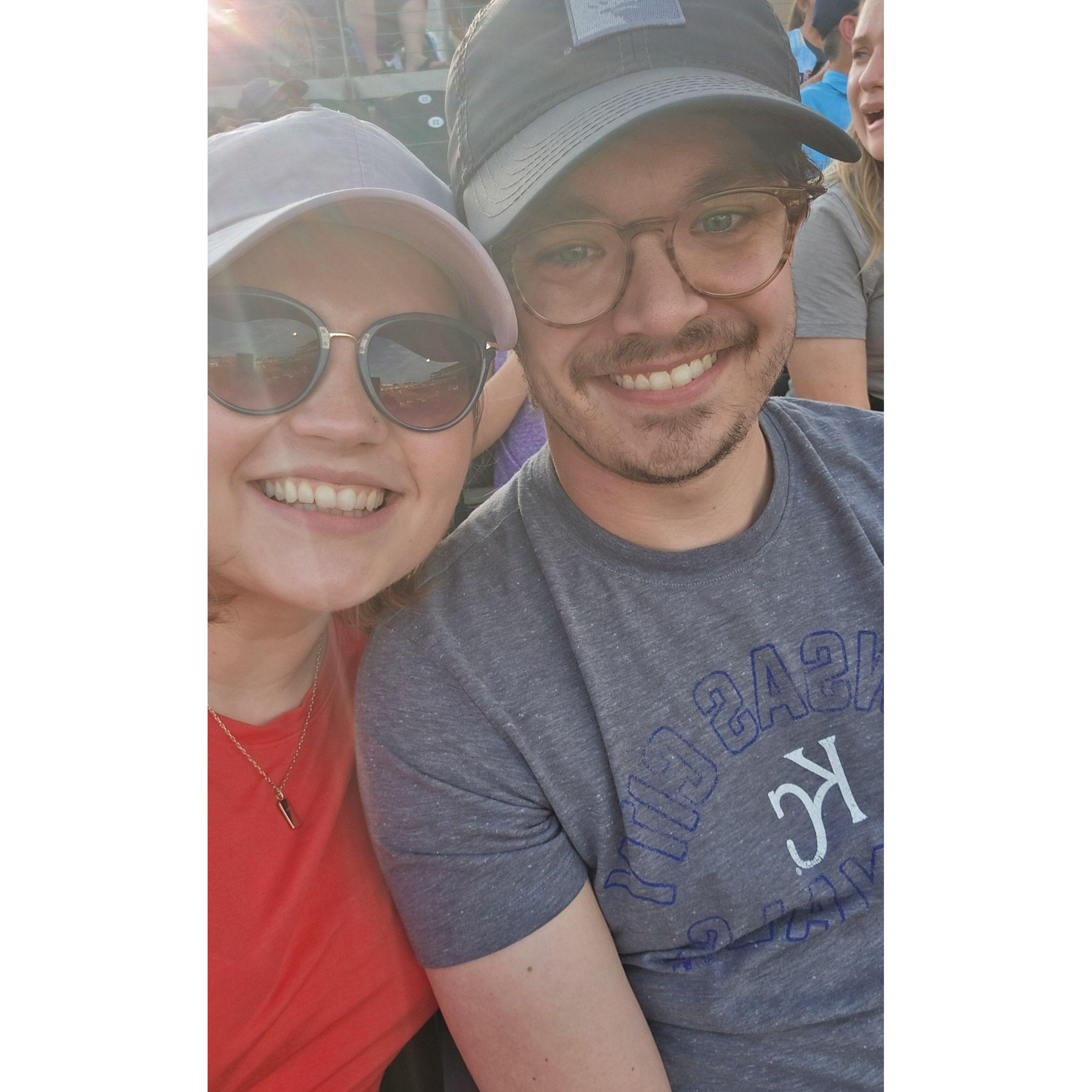 May - The first of many baseball games this summer