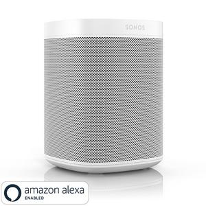 All-new Sonos One - Smart Speaker with Alexa voice control built-In. Compact size with incredible sound for any room. (white)
