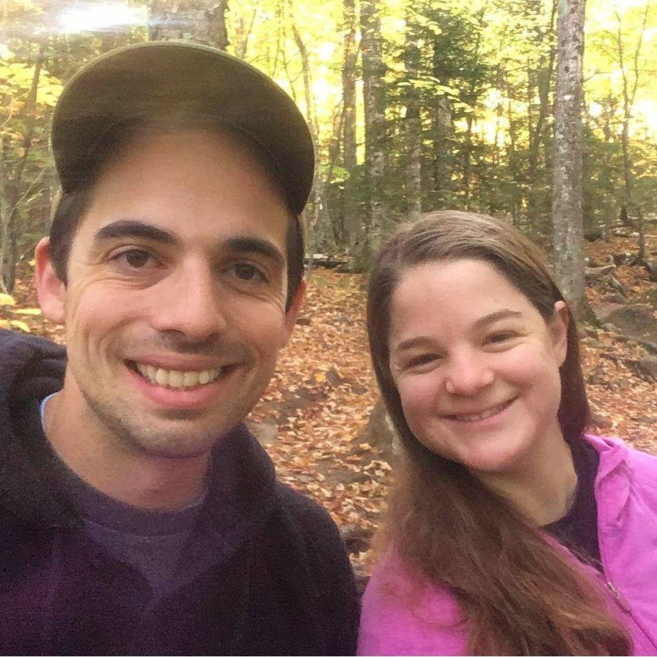 Hiking Stephanie's 1st and Eric's 13th high peak in the Adirondacks.