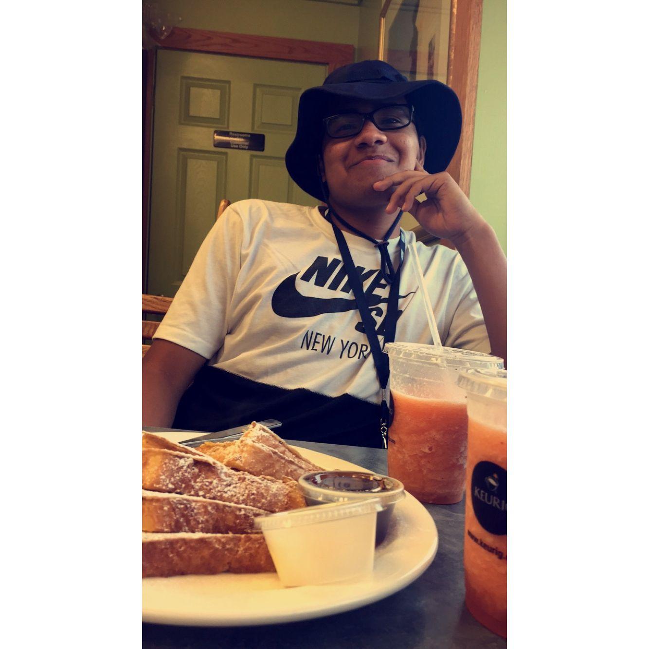 Summer 2015: one of our first dates at Old Orchard Beach