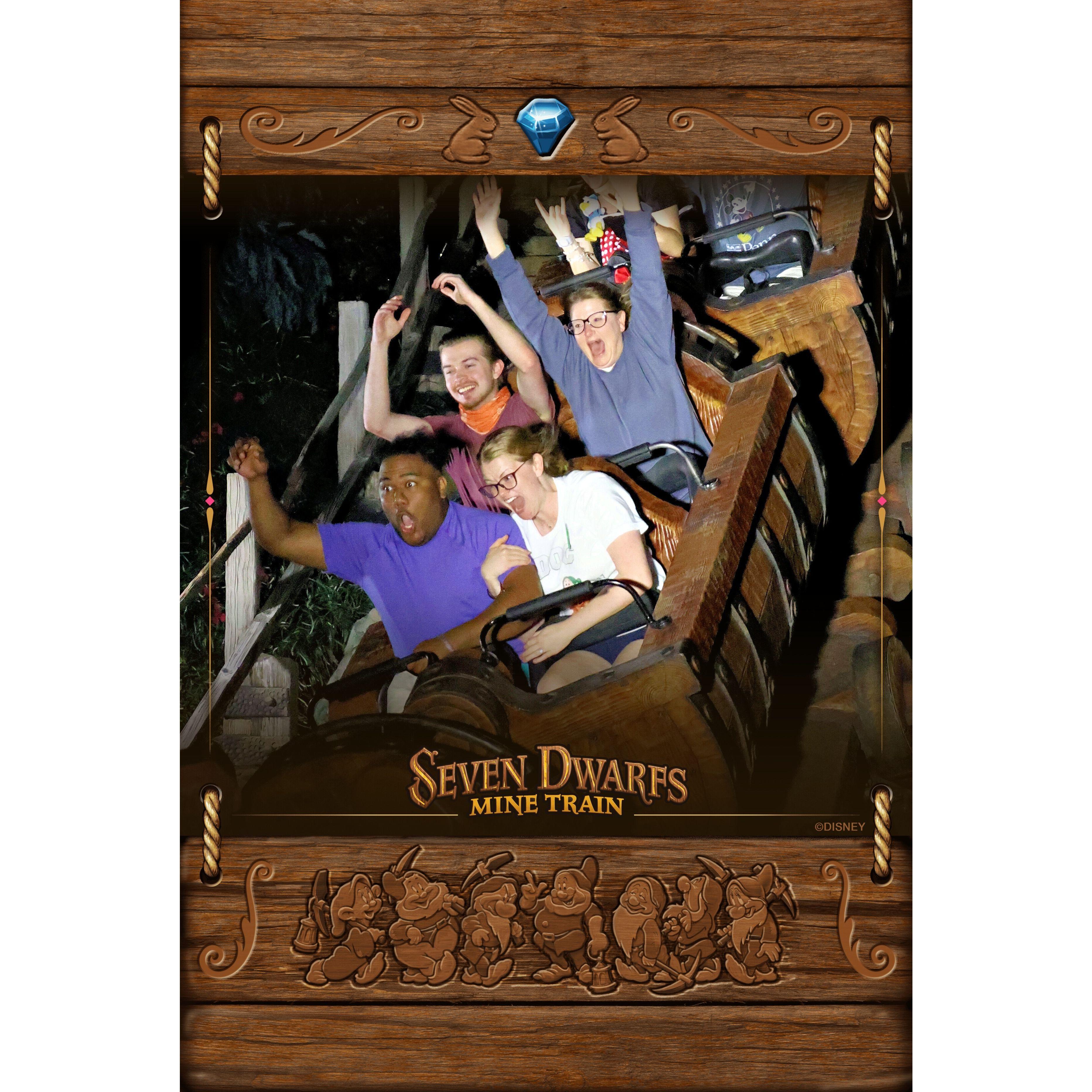 Seven Dwarfs Mine Train, Magic Kingdom, Disney World, 2024