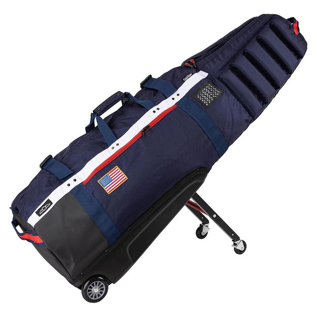 Sun Mountain ClubGlider Meridian - Heavy Duty Golf Travel Bag for Airlines - Convenient Golf Travel Bag with Wheels and Dense Foam Padding