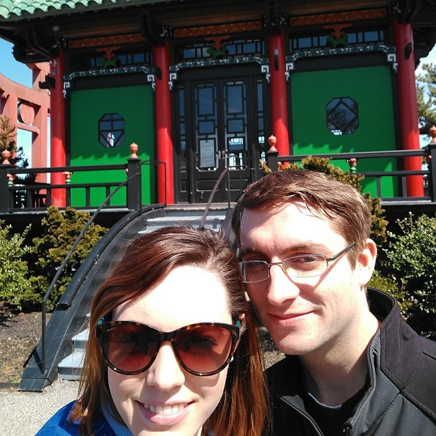 Tea House in garden, Newport RI