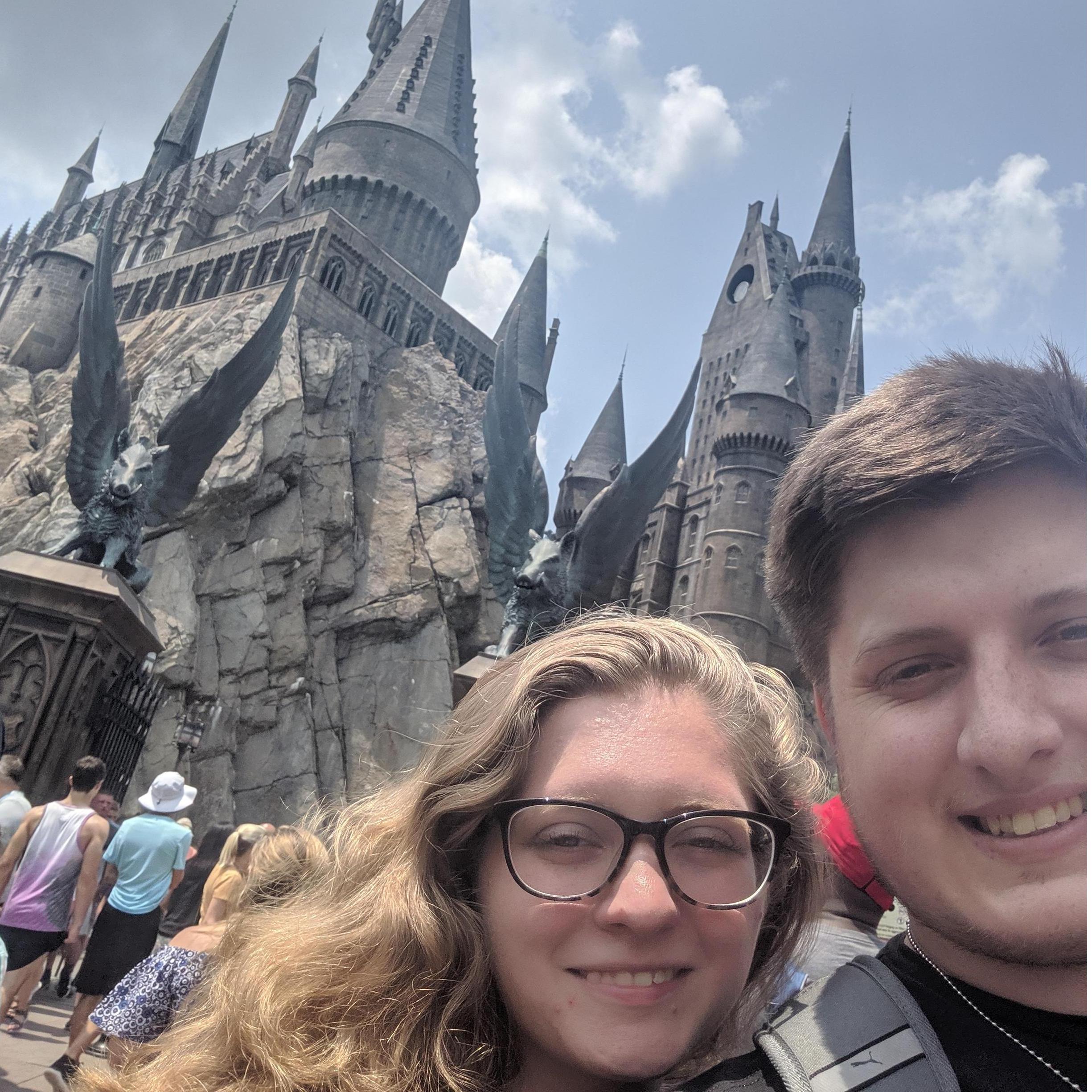 Universal Studios- first major trip together.