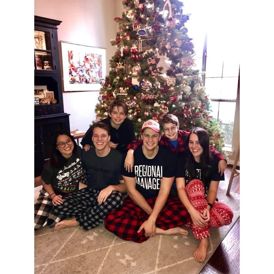 Getting to hang around each other's families during the holidays was the sweetest gift.