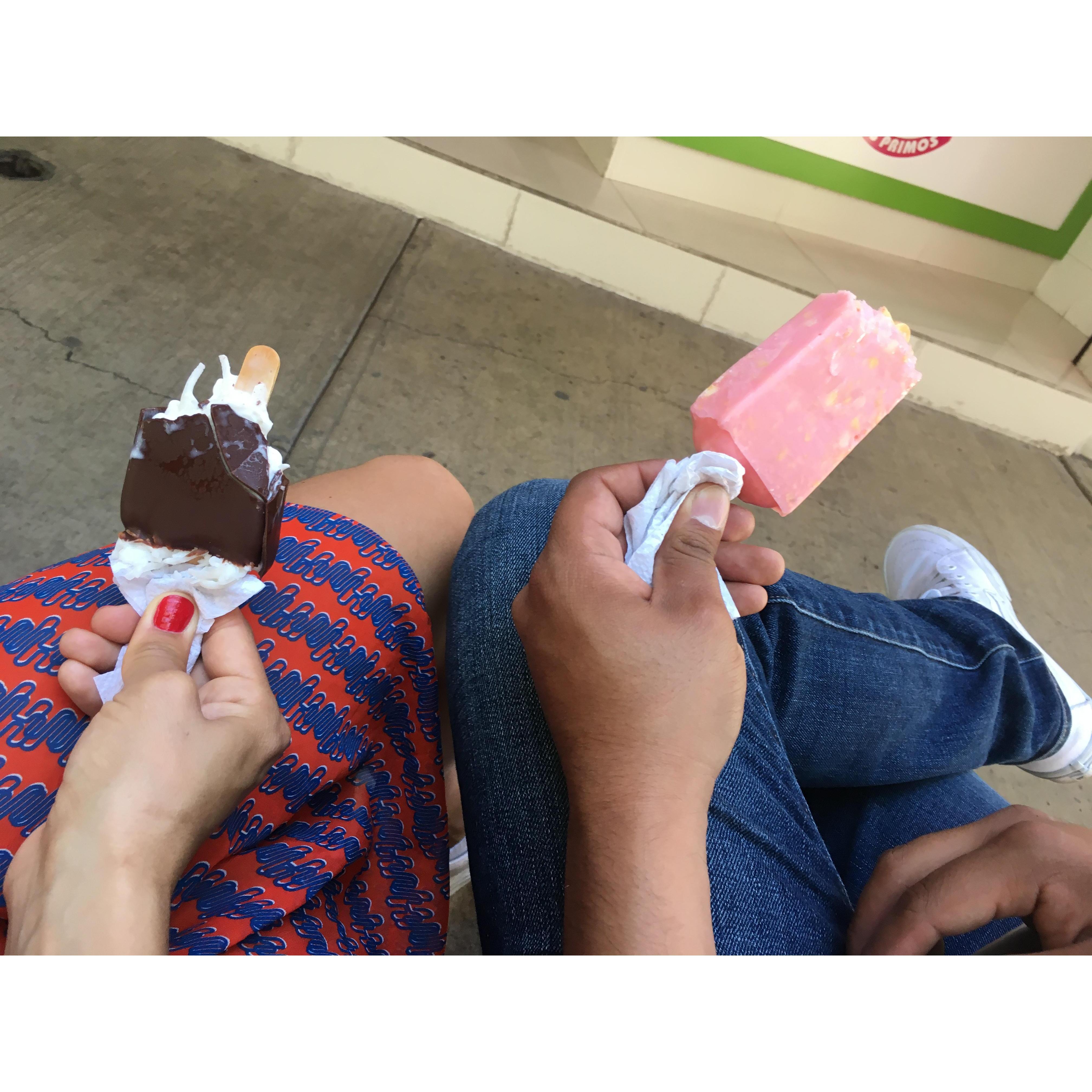 the best popsicles are in CDMX; CDMX, 2017