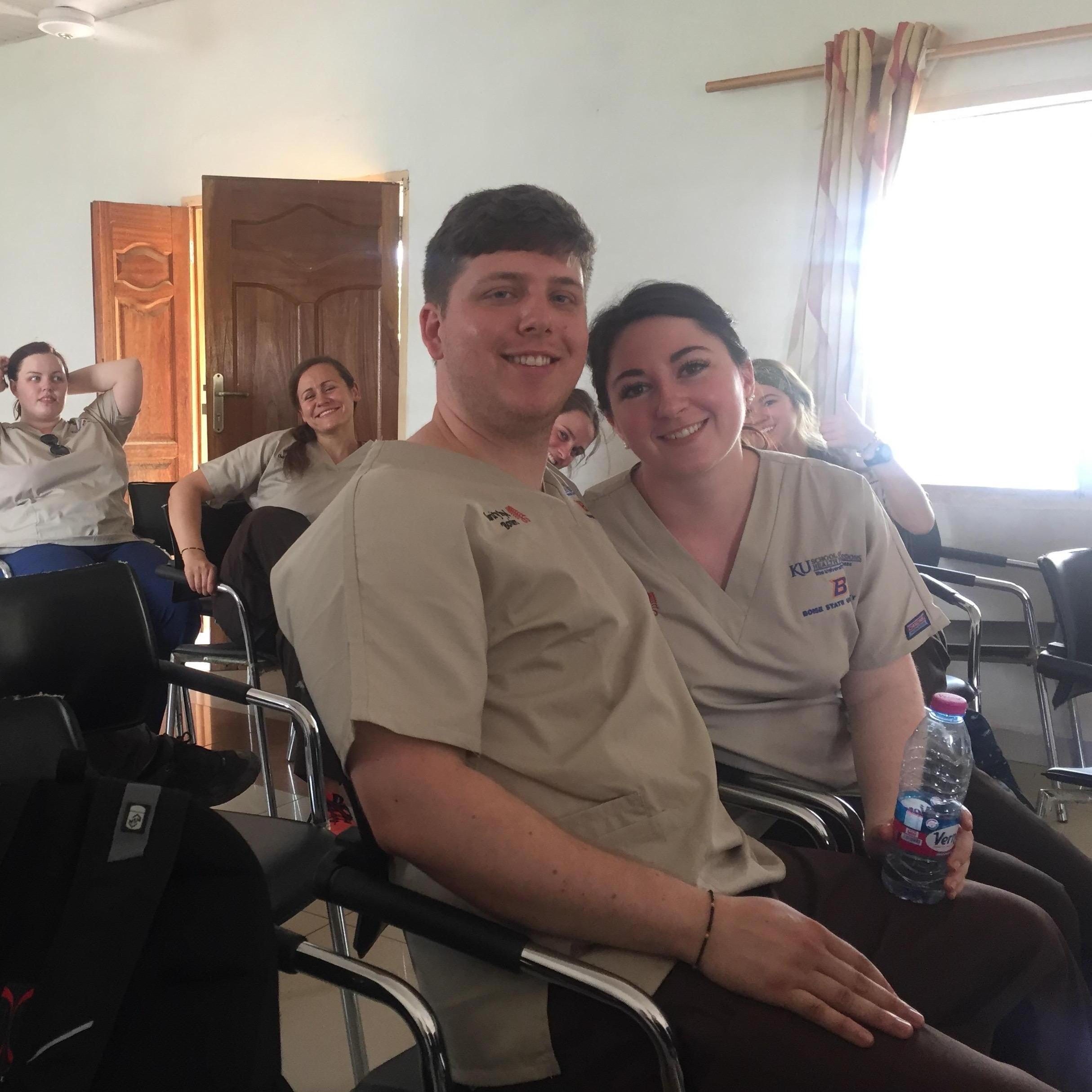 May 2019; CPR class at St. Patrick's Hospital in Ghana, Africa