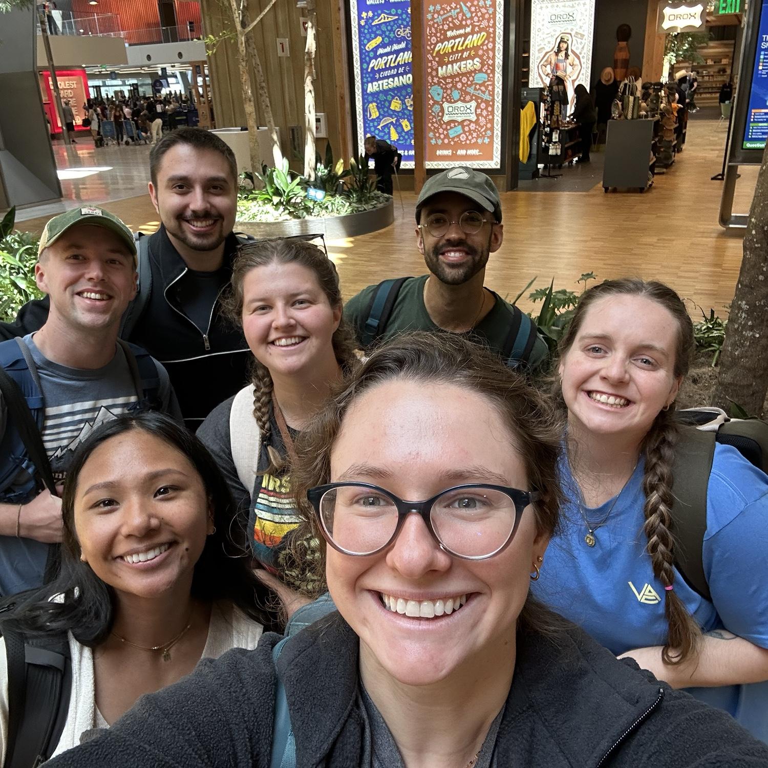 Almost went to Kyrgyzstan, but missed the flight ✈️ Happy picture before the sadness set in