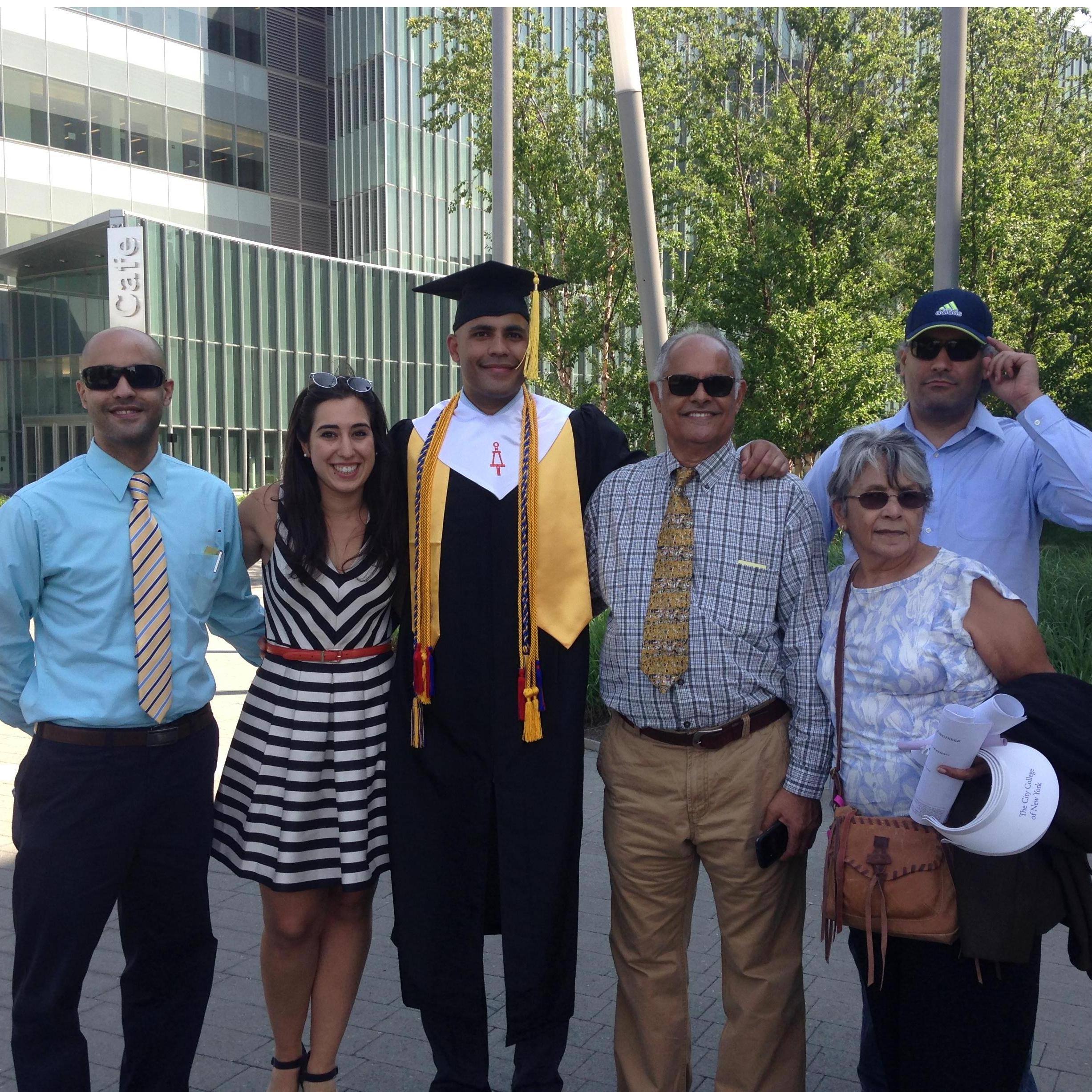 Luis' Graduation. City College of New York. May 2015.