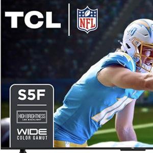 TCL 65-Inch Class S5 UHD 4K LED Smart TV with Fire TV (65S551F, 2024 Model), Dolby Vision, HDR PRO+, Dolby Atmos, Alexa Built-in with Voice Remote, Apple AirPlay 2 Compatibility, Streaming Television