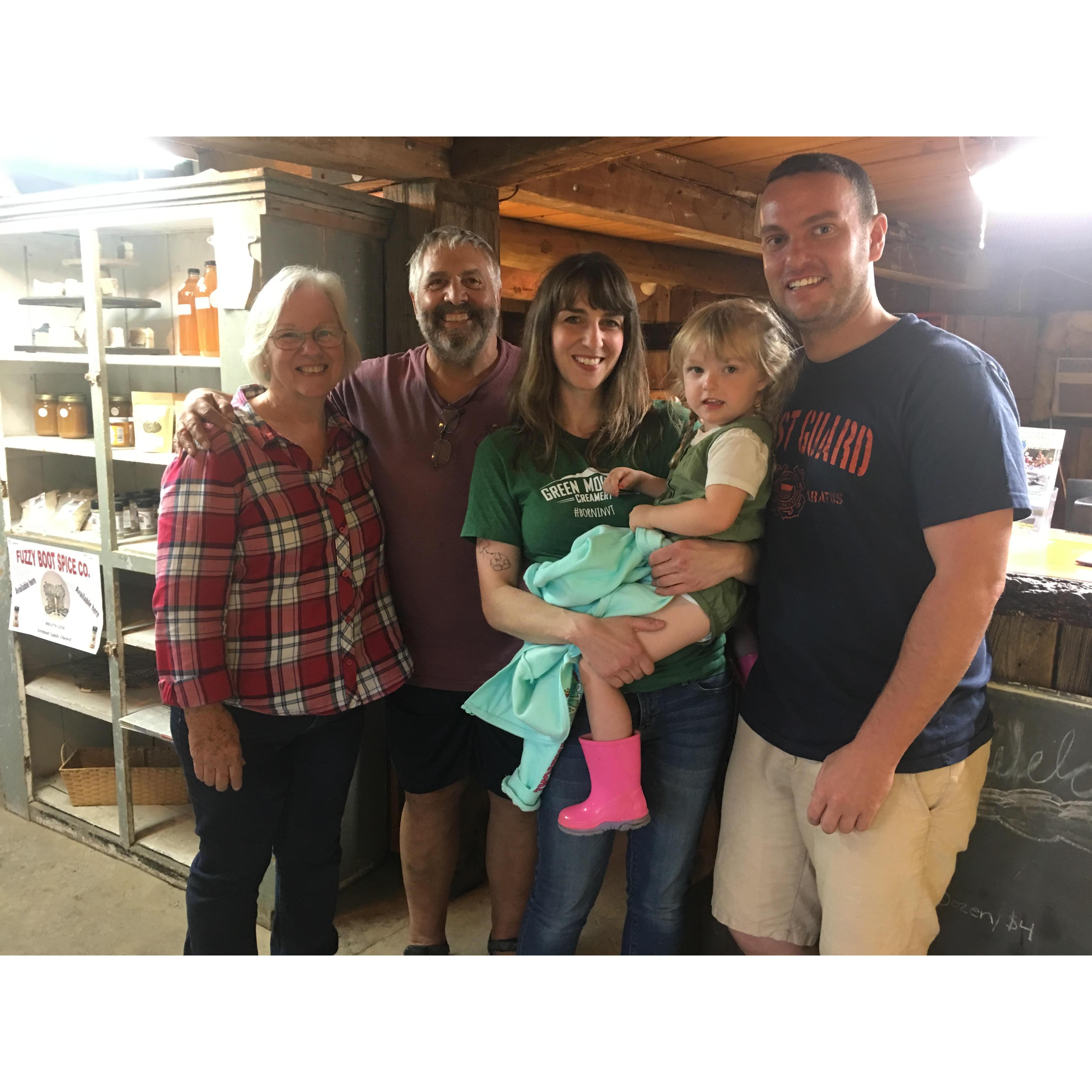Visiting the Robie Farm is always a highlight of our Vermont trips.