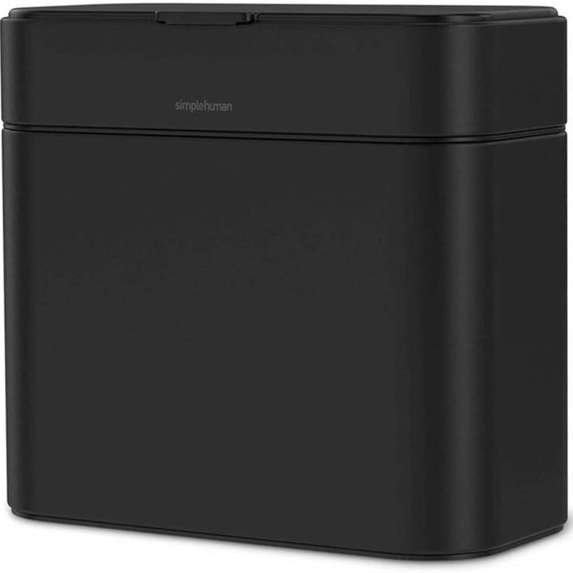simplehuman Compost Caddy, Detachable and Countertop Bin, 4 Liter / 1.06 Gallon, Matte Black